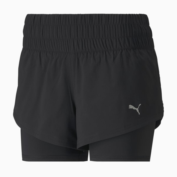 Short d’entraînement pour femme 2 en 1 Last Lap, Puma Black, extralarge